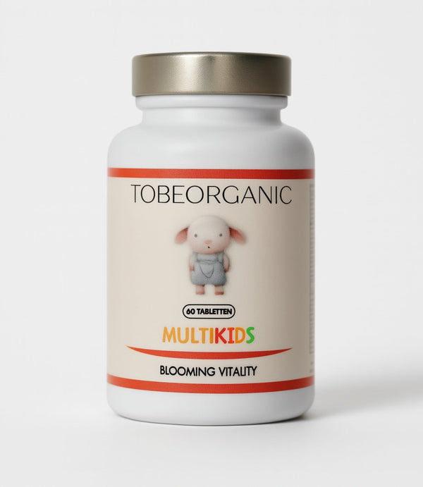 Multivitamine Kinderen 100% Organisch - 60 Kauwtabletten - Tobeorganic.nl Organische_vitamines