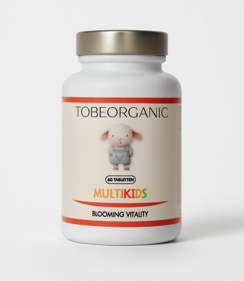 Multivitamine Kinderen 100% Organisch - 60 Kauwtabletten - Tobeorganic.nl Organische_vitamines