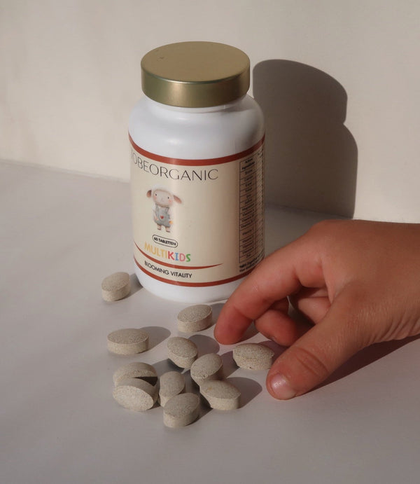 Multivitamine Kinderen 100% Organisch - 60 Kauwtabletten - Tobeorganic.nl Organische_vitamines