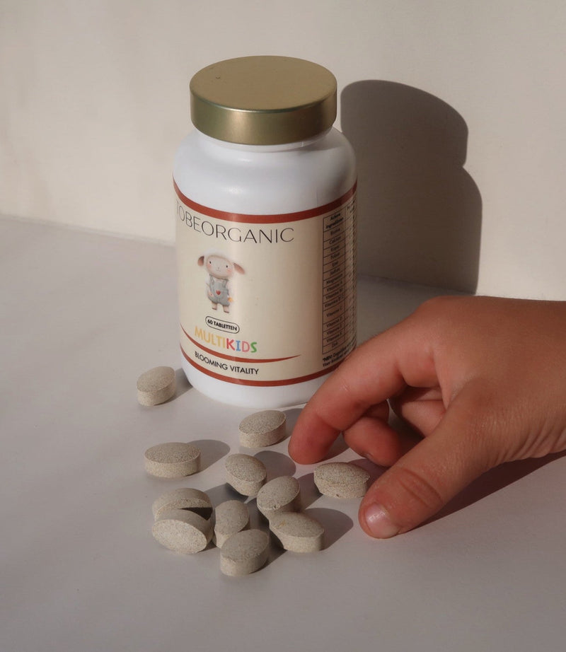 Multivitamine Kinderen 100% Organisch - 60 Kauwtabletten - Tobeorganic.nl Organische_vitamines