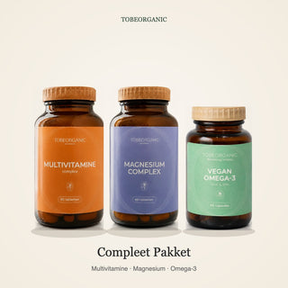 Compleet Pakket: Multivitamine, Magnesium en Omega-3