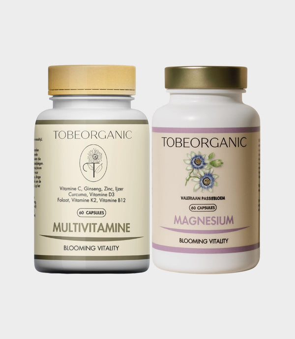 Vitaliteit starterpack – 60 capsules - Tobeorganic.nl #Organische_vitamines#